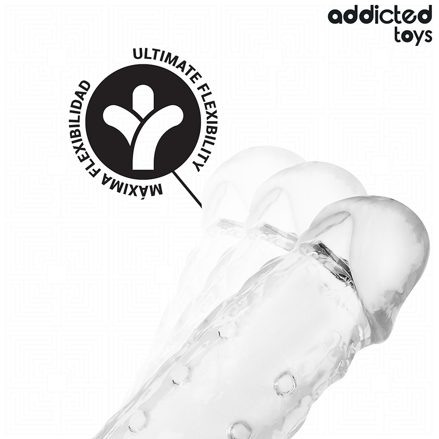 ADDICTED TOYS - TRANSPARENTE PENISVERLÄNGERUNG GRÖSSE S 23 CM – Bild 5