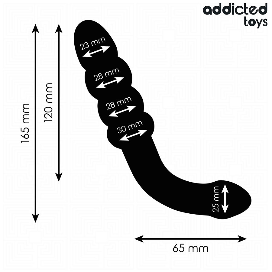 ADDICTED TOYS - DOPPELMASSAGER 16,5 CM – Bild 4