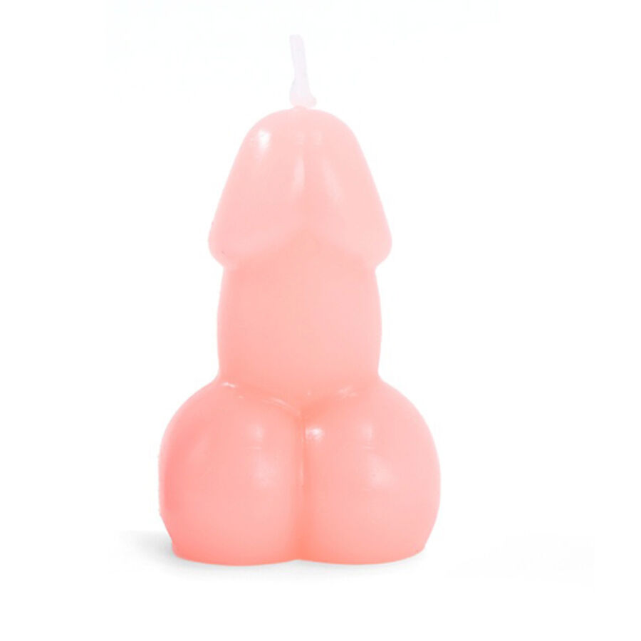 DIABLO PICANTE  PENISFÖRMIGE KERZE IN ROSA FARBE