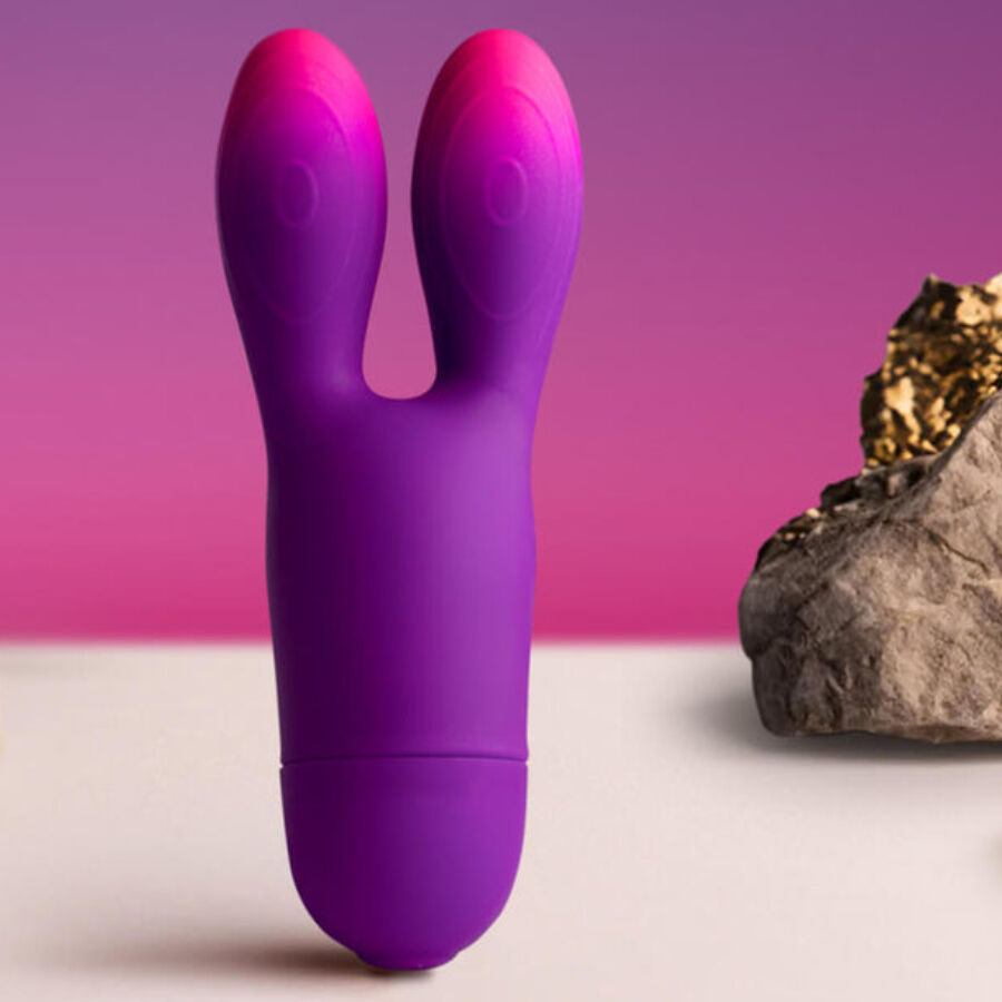 ROCKS-OFF - GLO-GIRL BUNNY LILA FLEXIBLER VIBRATOR – Bild 2