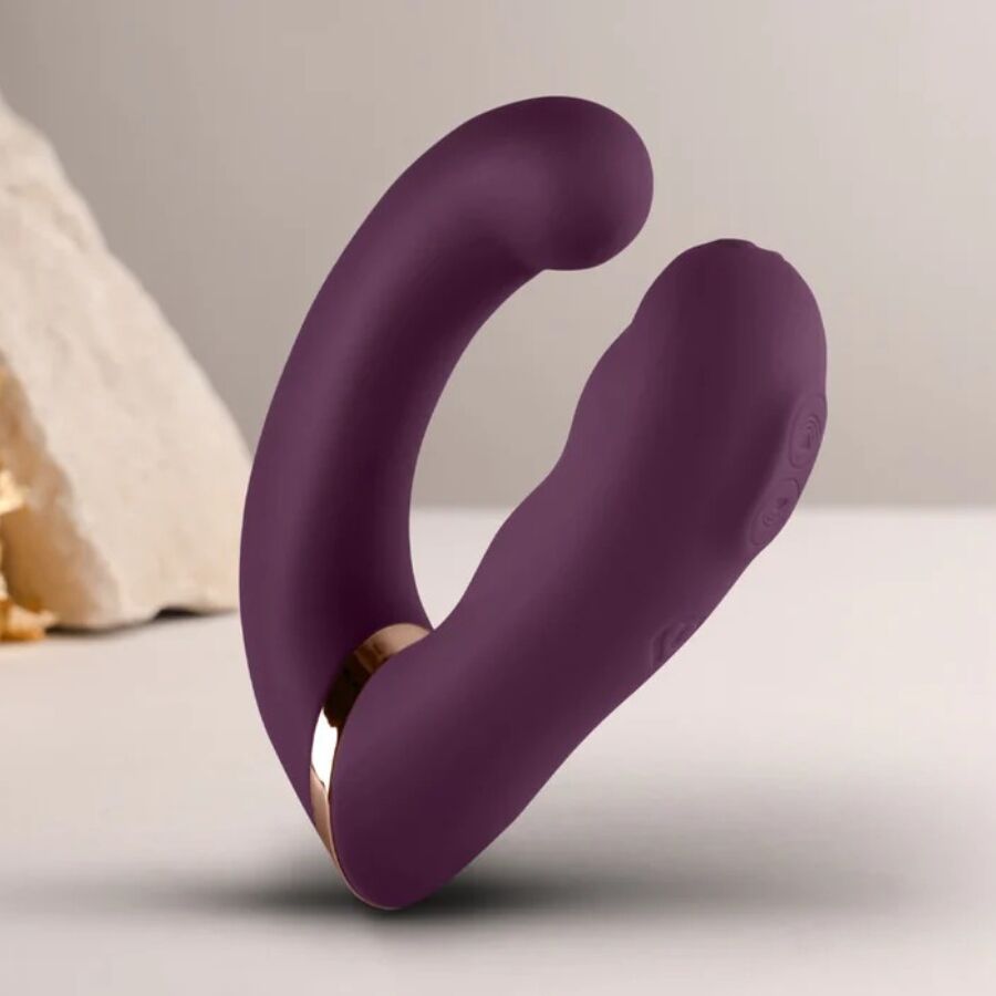 ROCKS-OFF - GEMINI DUAL VIBRATOR G-SPOT KLITORIS STIMULATOR LILA – Bild 3