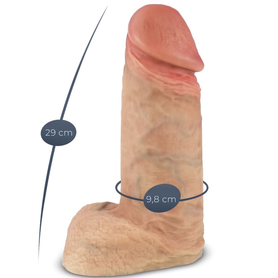 SILEXD - MODELL 1 XTREME PREMIUM SILIKON REALISTISCHER PENIS 28 CM – Bild 5