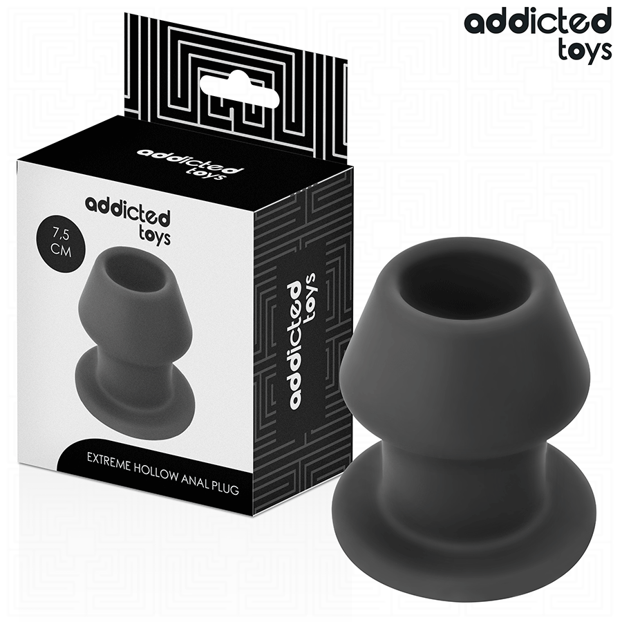 img_213306_cb3c9b77eff0ab8dc83a1f5436b9660f_1.png ADDICTED TOYS - EXTREM HOHL ANAL PLUG GRÖSSE S 7,5 CM
