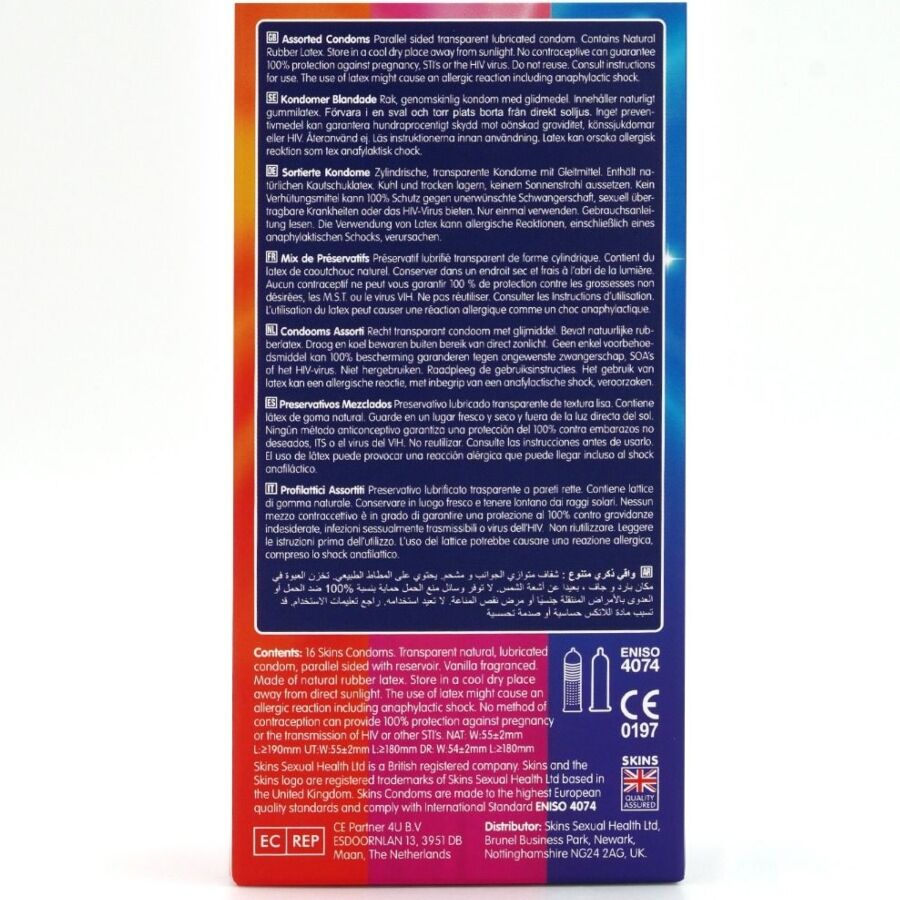 SKINS - SORTIERTE PREMIUM-KONDOME PACKUNG 16 – Bild 4