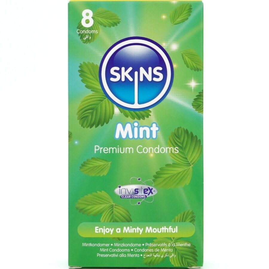 img_213437_10af50446b93ebf7c2660e675d0df0de_1.jpg SKINS - MINT PREMIUM KONDOME PACKUNG 8
