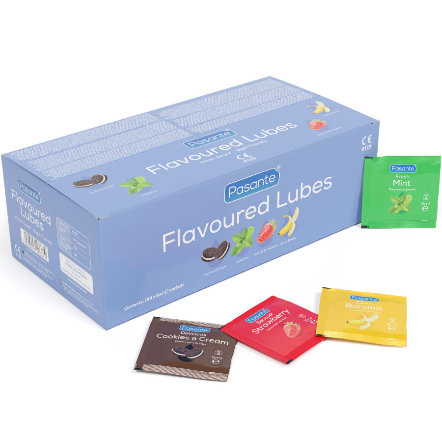 PASANTE - GESCHMACKSSCHMIERMITTEL BOX 144 EINHEITEN 5 ML – Bild 2