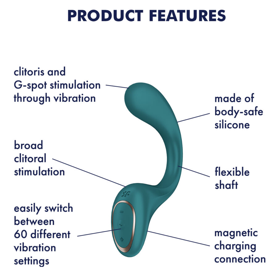 SATISFYER - G FOR GODDESS 2 HASE-VIBRATORFLASCHE GRÜN – Bild 4