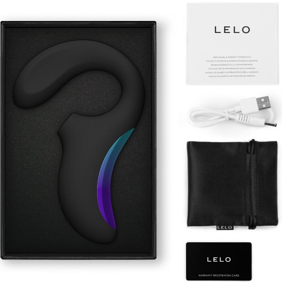 LELO - ENIGMA WAVE DREIFACH-VIBRATIONSMASSAGEGERÄT SCHWARZ – Bild 3