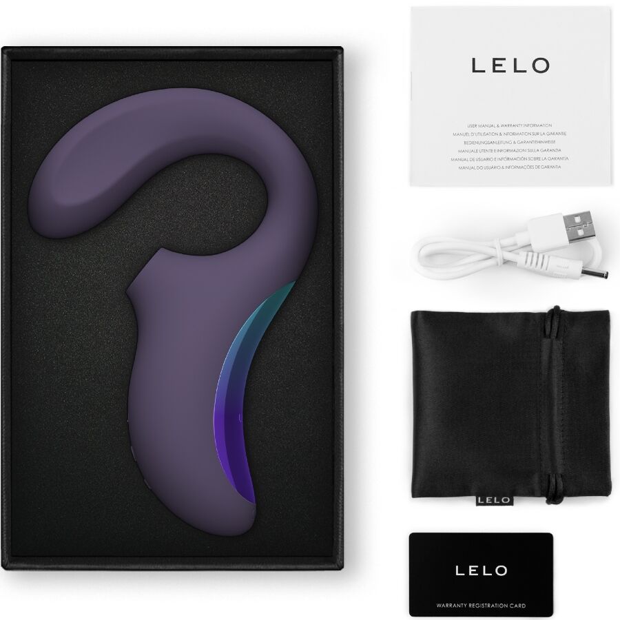 LELO - ENIGMA WAVE DREIFACH-VIBRATIONSMASSAGEGERÄT CYBER PURPLE – Bild 3
