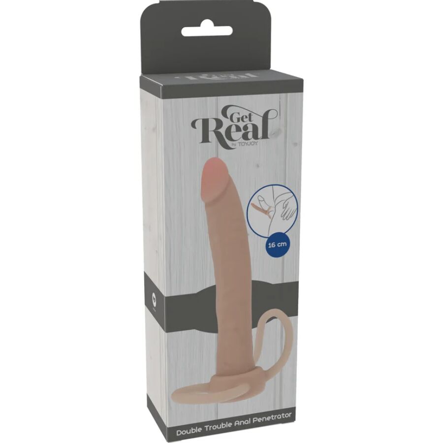 GET REAL - DOUBLE TROUBLE SILIKON-ANALPENETRATOR 16 CM – Bild 4