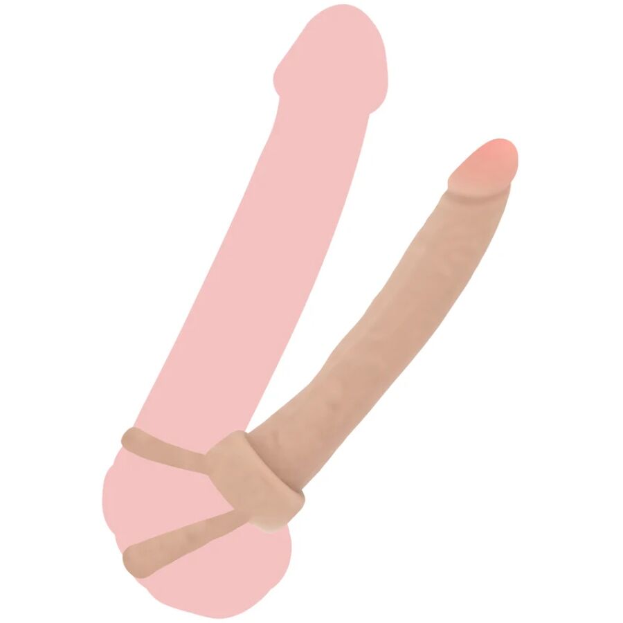 GET REAL - DOUBLE TROUBLE SILIKON-ANALPENETRATOR 16 CM – Bild 2
