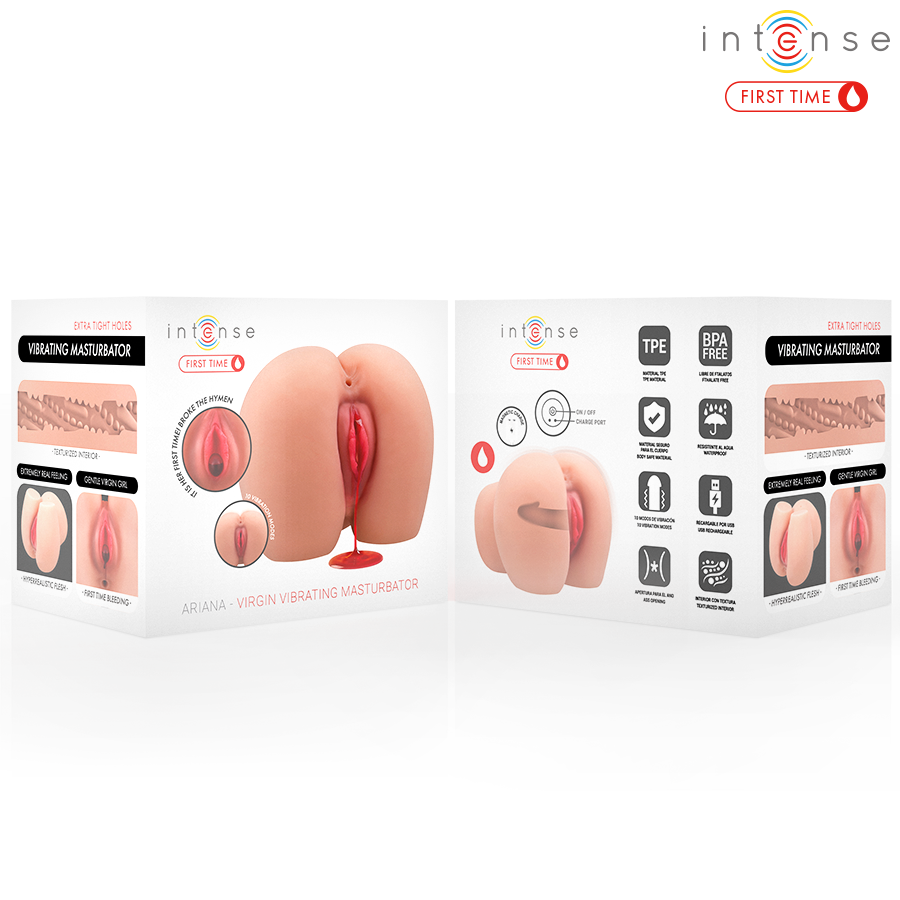 INTENSE FIRST TIME - ARIANA VIRGIN VIBRATOR-MASTURBATOR MIT BLUTUNG – Bild 3