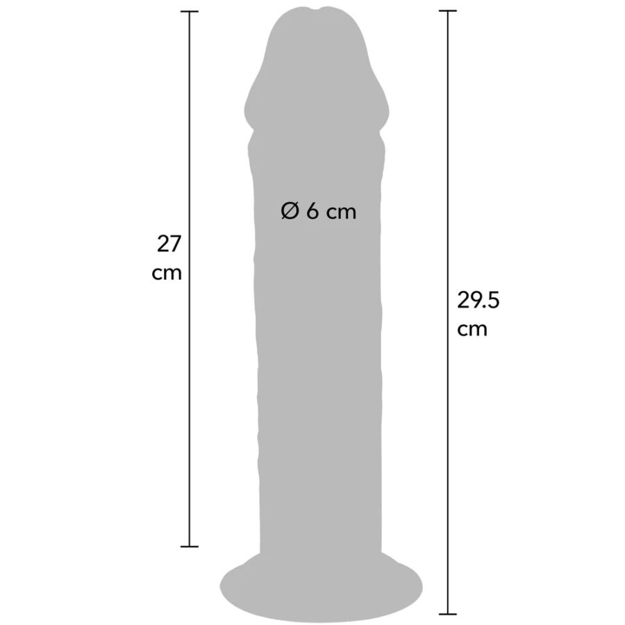 GET REAL - DELUXE THICK DOUBLE-DENSITY TPE DONG 29.5 CM – Bild 4