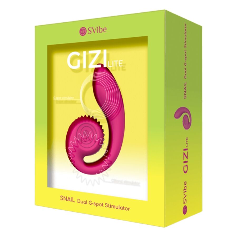 SNAIL VIBE - GIZI LITE DUAL G-SPOT CLITORAL PINK VIBRATOR – Bild 4