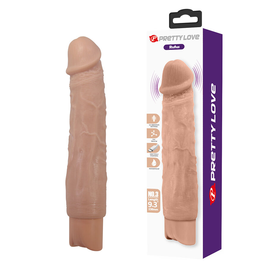 PRETTY LOVE - RUFUS FLEXIBLER REALISTISCHER VIBRATOR