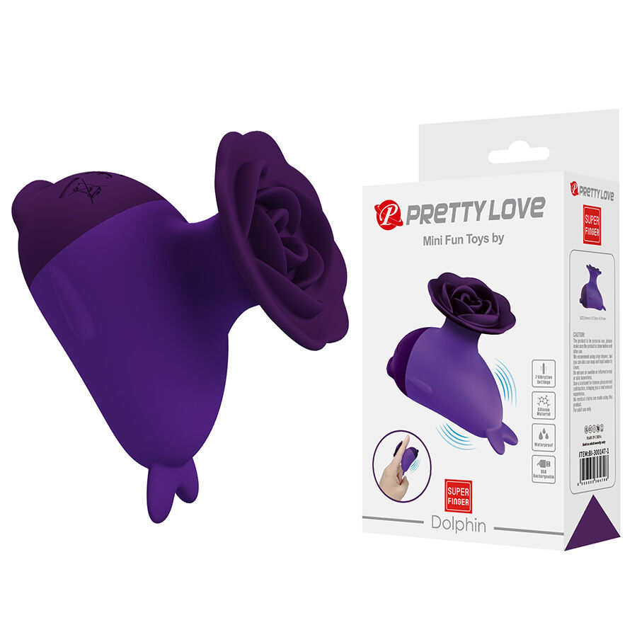 img_220585_baec87ee6d7d32b0ee774bd4aef01df6_1.jpg PRETTY LOVE - DOLPHIN MINI VIBRATOR MIT CLIP