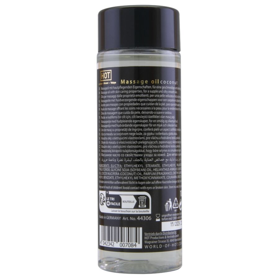HOT - MASSAGEÖL KOKOSNUSS 100 ML – Bild 2