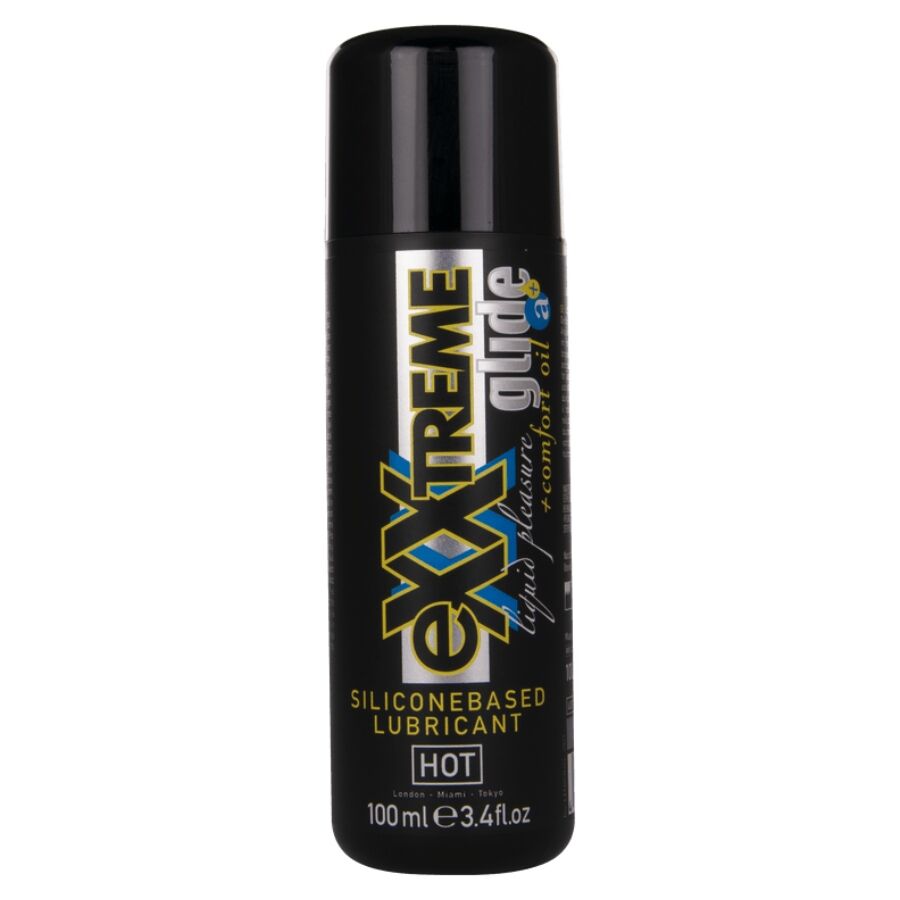HOT  EXTRA GLEITENDES SILIKONBASIERTES GLEITMITTEL + KOMFORTÖL A+ 100 ML