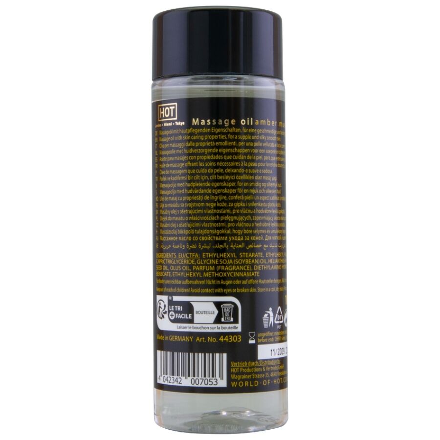 HOT - MASSAGEÖL AMBER MOSCHUS 100 ML – Bild 2