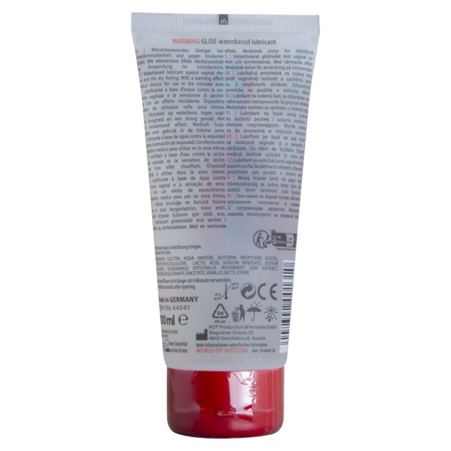HOT - WARMENDES GLEITFLÜSSIGES GLEITMITTEL AUF WASSERBASIS 100 ML – Bild 2