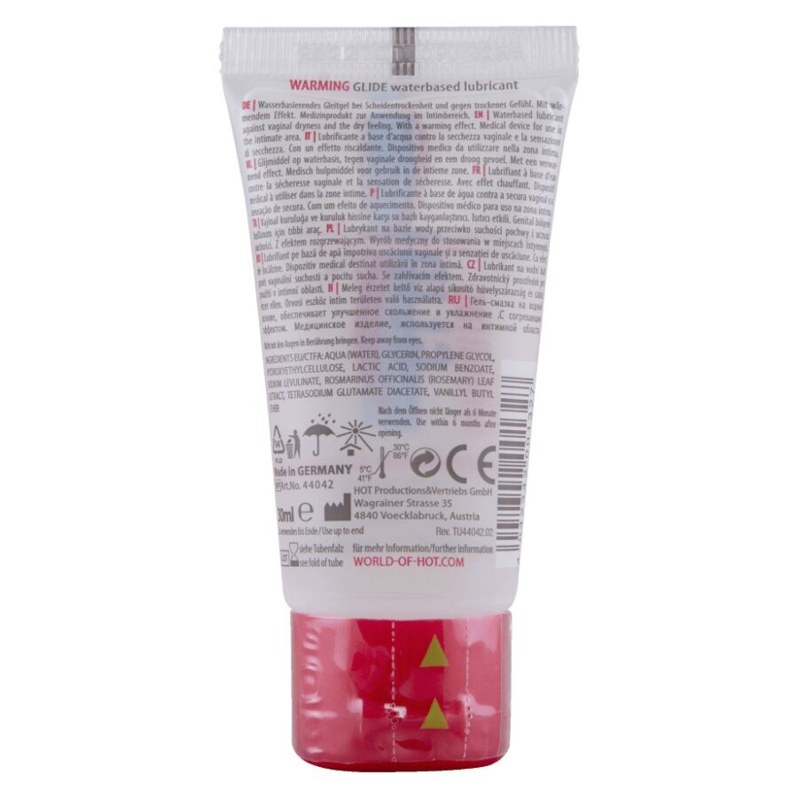 HOT - WARMENDES GLEITFLÜSSIGES GLEITMITTEL AUF WASSERBASIS 30 ML – Bild 2