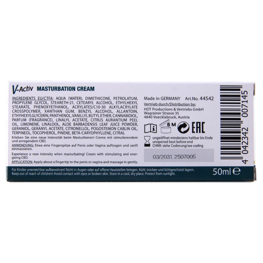 HOT - MASTURBATIONSCREME MIT CBD UNISEX 100ML – Bild 5