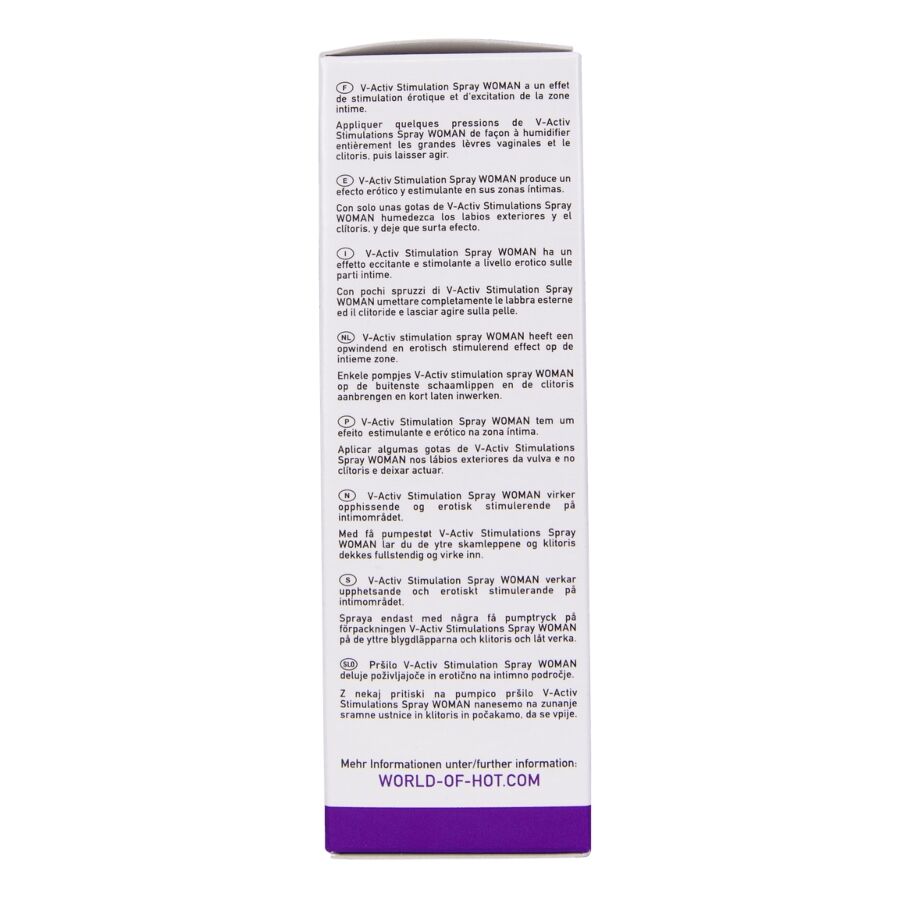 HOT - V-ACTIV STIMULATIONSSPRAY FÜR FRAUEN 50 ML – Bild 5