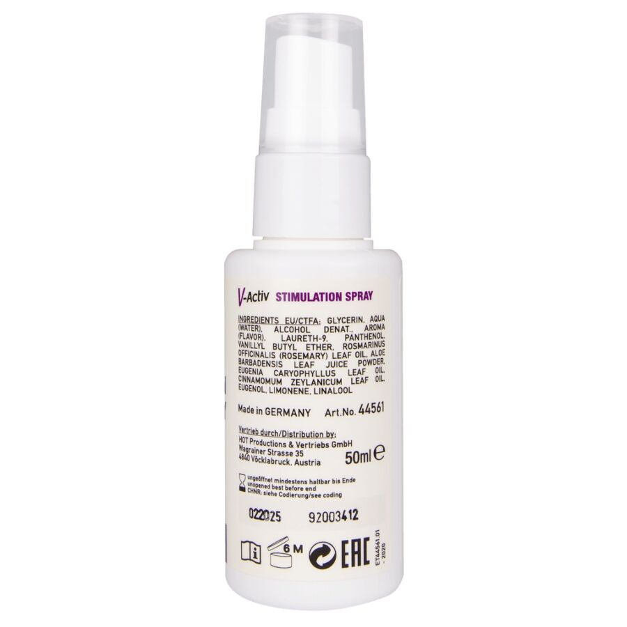 HOT - V-ACTIV STIMULATIONSSPRAY FÜR FRAUEN 50 ML – Bild 2