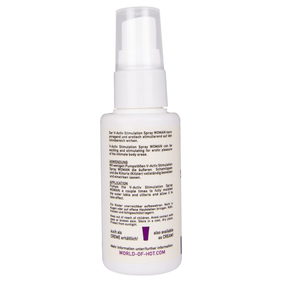 HOT - V-ACTIV STIMULATIONSSPRAY FÜR FRAUEN 50 ML – Bild 3