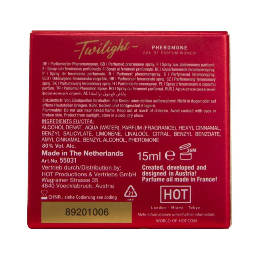 HOT - TWILIGHT PHEROMON PARFUM FÜR DAMEN 15 ML – Bild 3