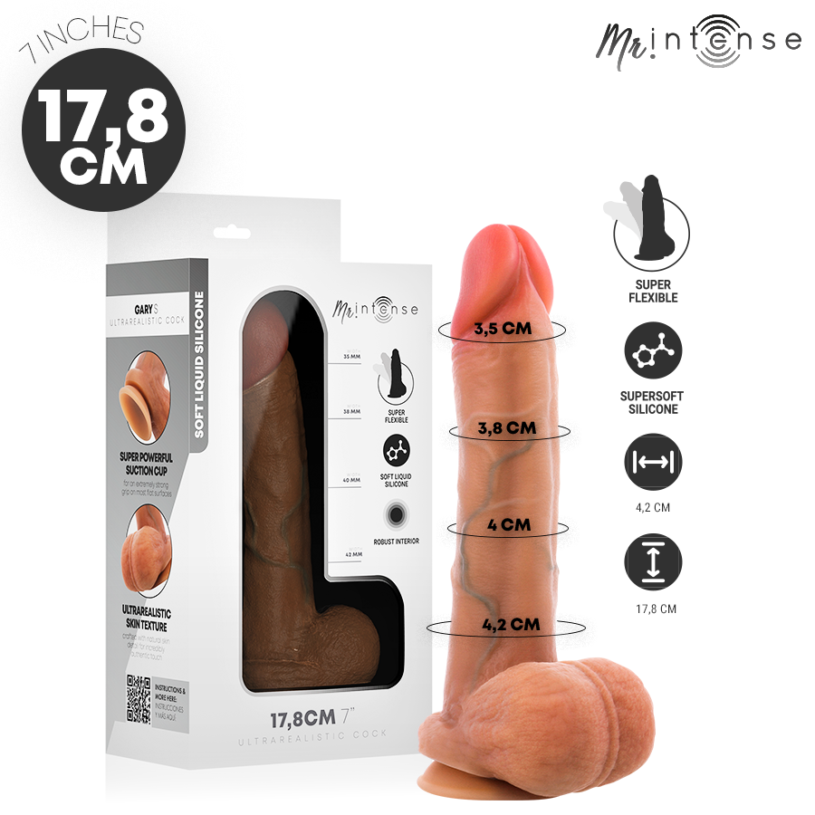 img_221613_340d26f0e3f64d27e1e8f55e0b5c98d5_1.png MR INTENSE GARY S ULTRAREALISTISCHER SILIKON-PENIS MIT HODEN 17,8 CM Ø 4,2 CM