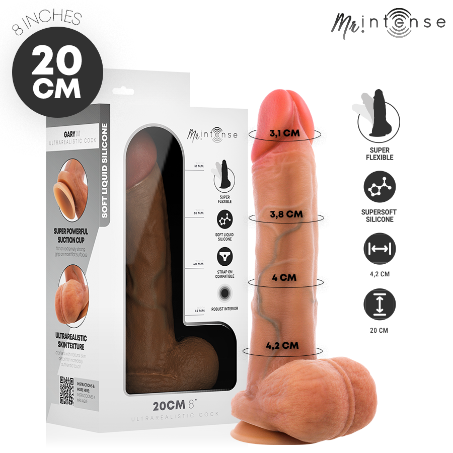 img_221625_234f3b6fa156505aeed010b6ca62b722_1.png MR INTENSE GARY M ULTRA-REALISTISCHER SILIKON-PENIS MIT HODEN 20 CM Ø 4,2 CM