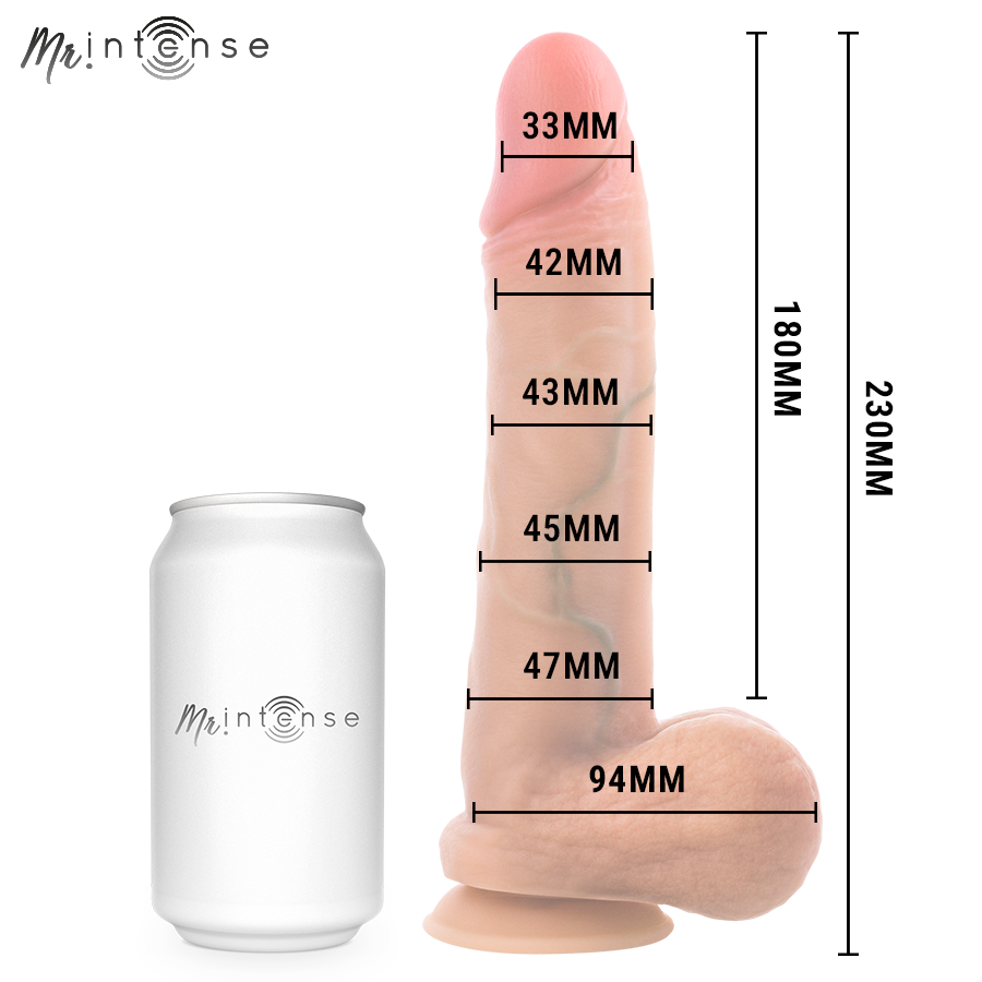 MR INTENSE GARY L ULTRA-REALISTISCHER SILIKON-PENIS MIT HODEN 23 CM Ø 4,7 CM – Bild 4