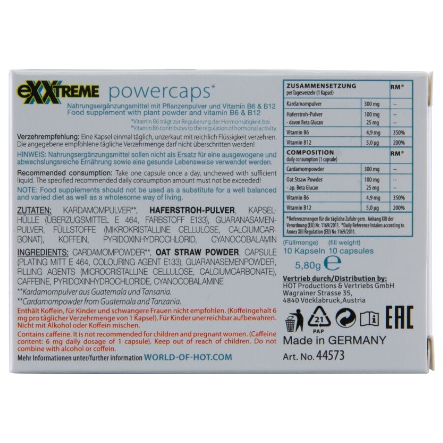 HOT - EXXTREME STARKE POWER CAPS MAN 10 STÜCK – Bild 4
