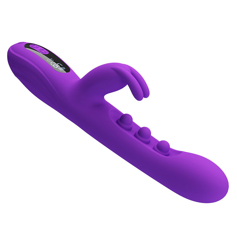 PRETTY LOVE - SABIEN RABBIT VIBRATOR MIT KLOPFSTIMULATION UND LILA LED – Bild 3