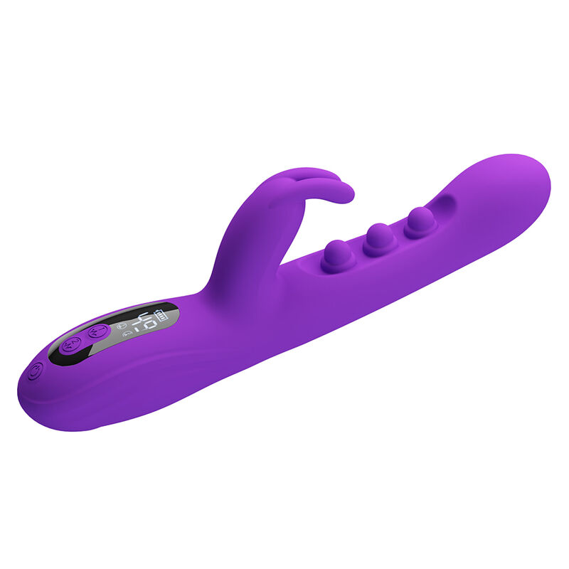 PRETTY LOVE - SABIEN RABBIT VIBRATOR MIT KLOPFSTIMULATION UND LILA LED – Bild 2