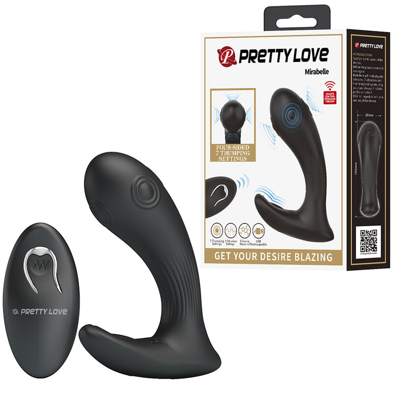 PRETTY LOVE - MIRABELLE PROSTATAVIBRATOR MIT FERNBEDIENUNG – Bild 2