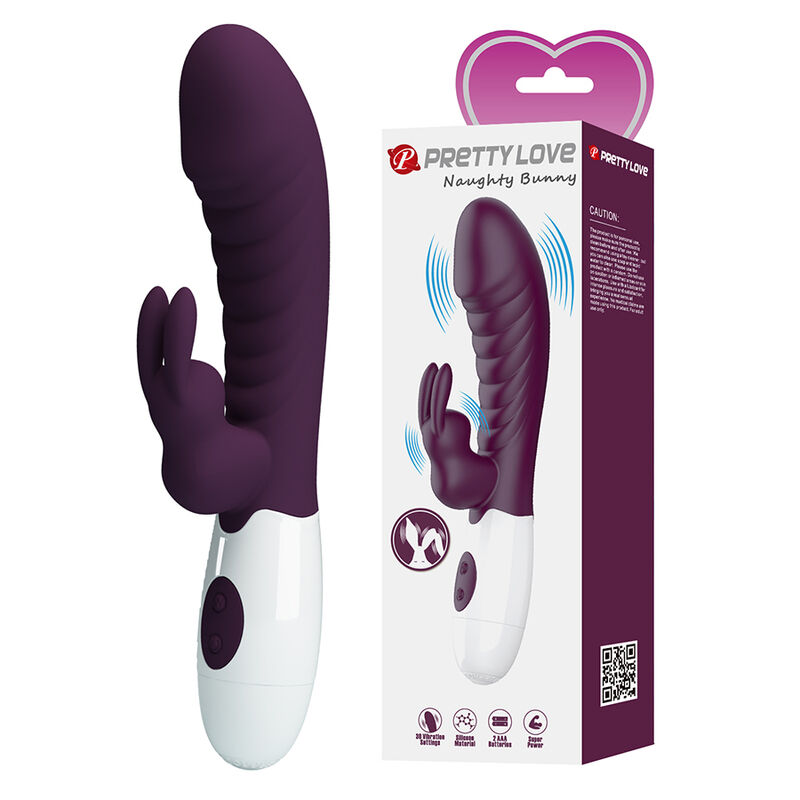 PRETTY LOVE - NAUGHTY BUNNY 30-FUNKTIONEN-KANINCHENVIBRATOR LILA