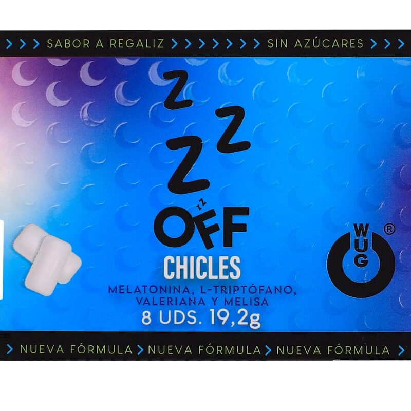 img_226508_33a5bde3ea4fa9bd08264afe56c57a75_1.jpg WUG off Der funktionelle Kaugummi für mehr Entspannung und besseren Schlaf. Blisterpackung mit 8 Packungen