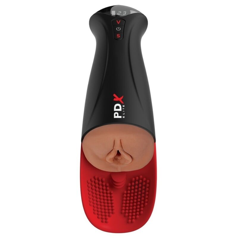 img_226697_2f6c87ca23b234e92742a55cb98bc46f_1.jpg PDX ELITE - FAP-O-MATIC PRO XL AUTOMATISCHER VIBRATIONS-STROKER BRAUN 34,9 CM