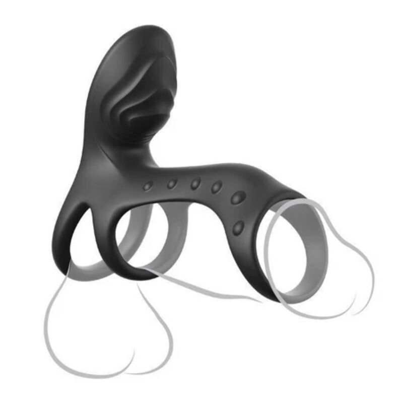 FANTASY C-RINGZ ULTIMATIVER PAAR-CAGE-PRO-VIBRATIONS-PENISRING 19,5 CM – Bild 2