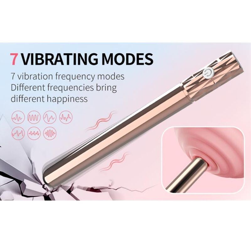 NALONE - TIA MAGIC STICK RABBIT VIBRATOR - ROSA – Bild 4