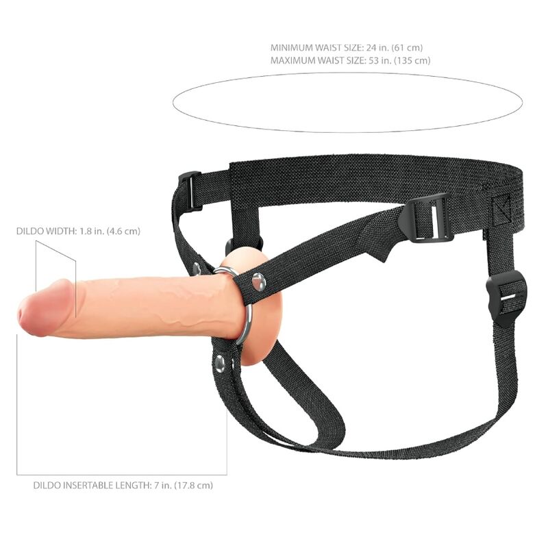FANTASY X-TENSIONS ELITE - 17,8 CM HOHL-SILIKON-STRAP-ON – Bild 5