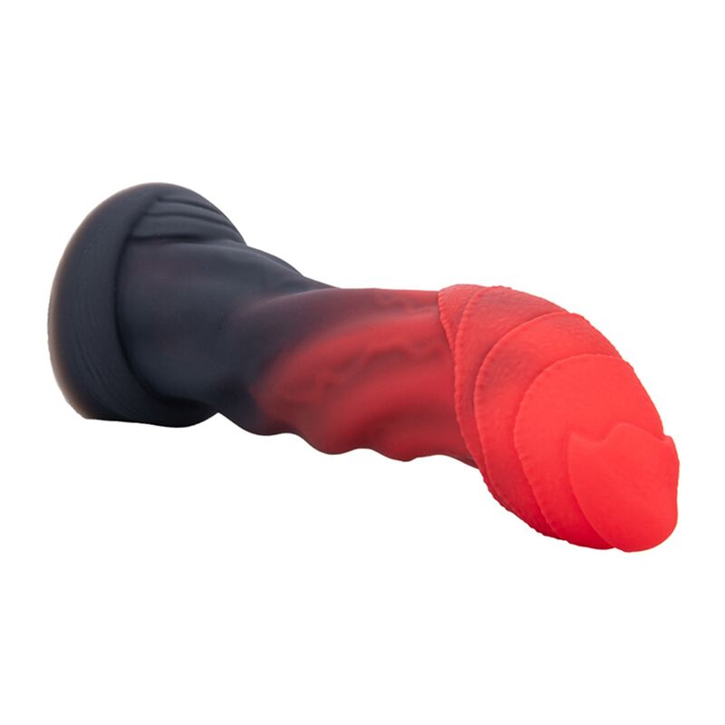 POWER MONSTERS INFERNAL GOLIATH BICOLOR FANTASY SILIKONDILDO 25 CM Ø 6 CM – Bild 3
