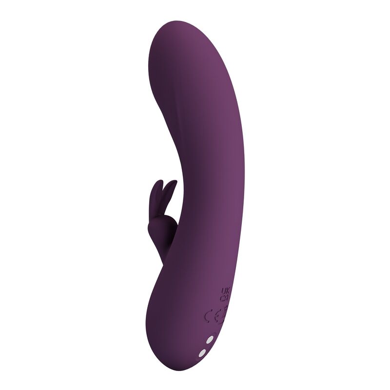 PRETTY LOVE - HARPER WIEDERAUFLADBARER HASENVIBRATOR MIT 10 FUNKTIONEN, LILA – Bild 4