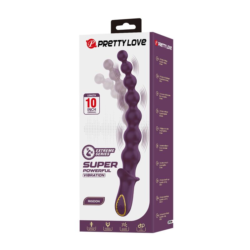 PRETTY LOVE - MADISON WIEDERAUFLADBARER ANALVIBRATOR MIT 10 FUNKTIONEN – Bild 3