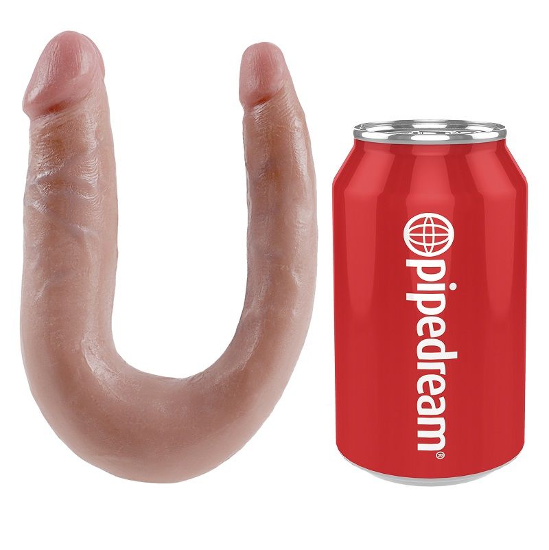 KING COCK - DOPPELPENETRATIONSDILDO 12.7 CM NATÜRLICH – Bild 4