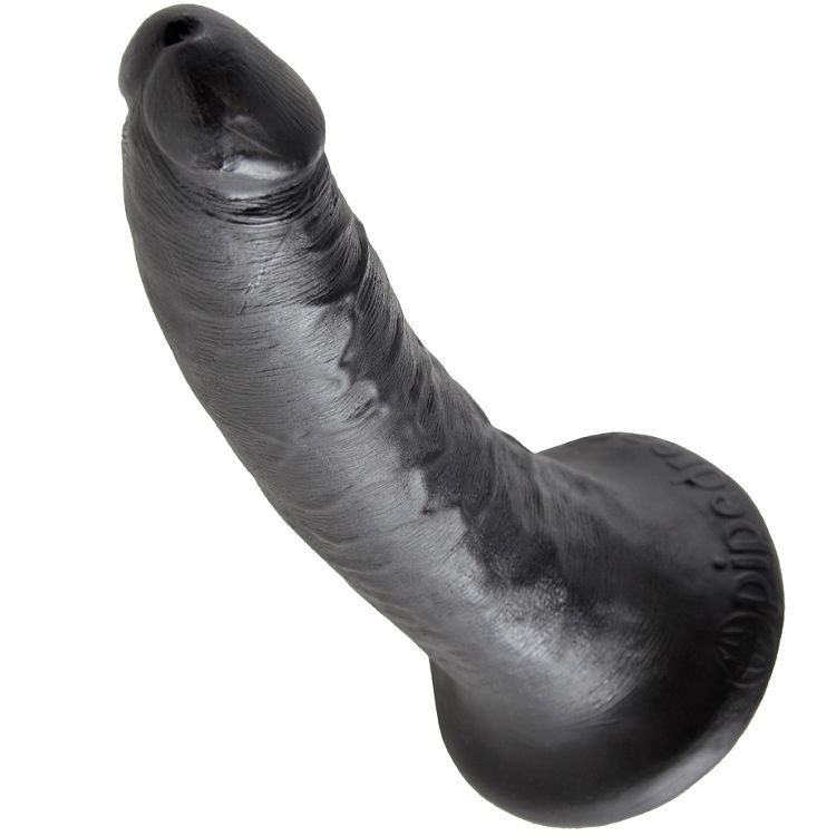 KING COCK - DILDO SCHWARZ 17.8 CM – Bild 4