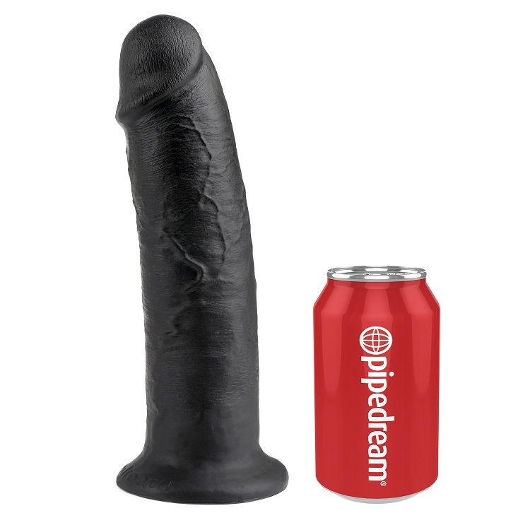 KING COCK - DILDO SCHWARZ 25 CM – Bild 3