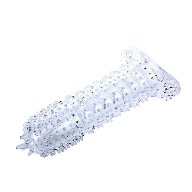 BAILE - PENISHÜLLE MIT REIZPUNKTEN LILA 14 CM – Bild 2